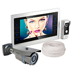 Комплект AHD виддеодомофона HDcom S-101AHD и уличная камера KDM-5213A