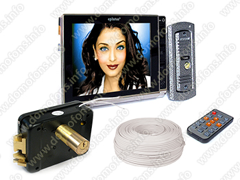 Комплект видеодомофона с электромеханическим замком Eplutus EP-2291 + Anxing Lock 1074